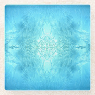 Eiskristall Glasuntersetzer