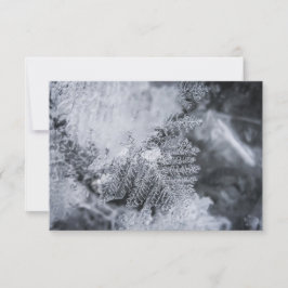 Eiskristall-Naturfotokarte