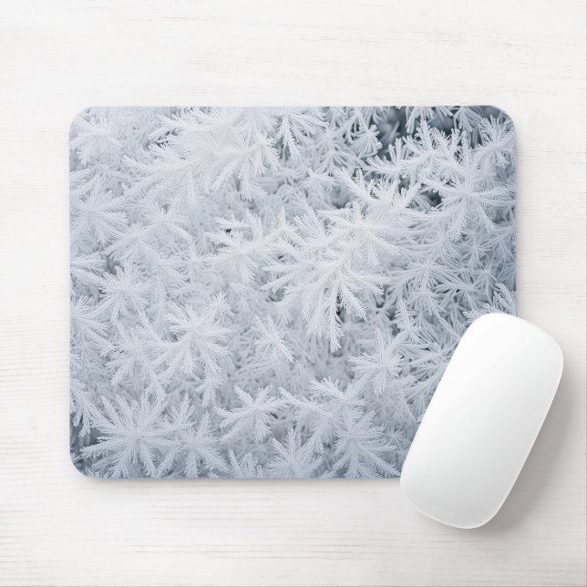 Eiskristalle auf Glas Mousepad (Mit Mouse)