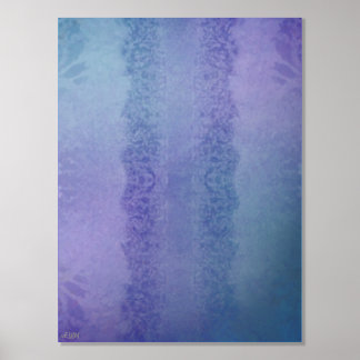 Eiskristalle II Silberfolie Foliendrucke