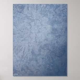 Eiskristalle VI Silberfolie Foliendrucke