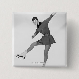 Eiskunstlauf der Frauen Button