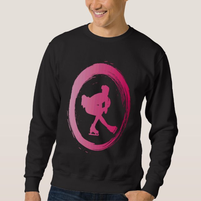 Eiskunstlauf Eistanz Eislauf Eiskunstläufer Sweatshirt (Vorderseite)