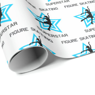 Eiskunstlauf-Star Geschenkpapier