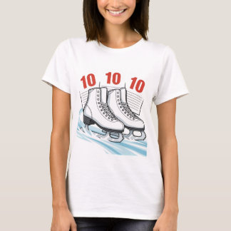 Eiskunstläufer mit Bewertungstafeln - T-Shirts & S