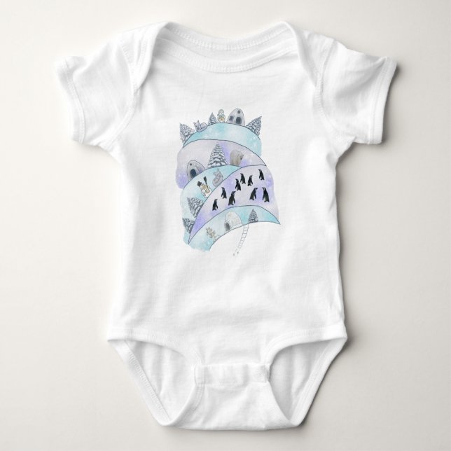 Eisland  baby strampler (Vorderseite)