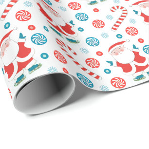 Eislauf-Feiertags-Geschenkverpackungspapier Geschenkpapier