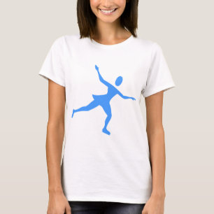 Eislaufen - Babyblau T-Shirt