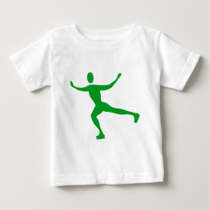 Eislaufen - Gras Grün Baby T-shirt