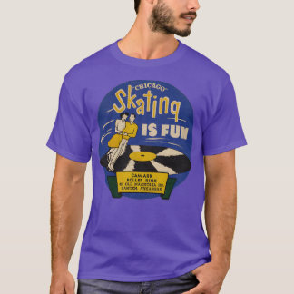 Eislaufen macht Spaß CamArk Roller Rink Vintage au T-Shirt