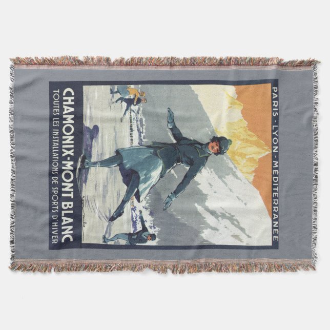 Eislaufen - PLM Olympischer Werbeposter Decke (Vorderseite)