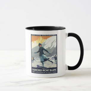 Eislaufen - PLM Olympischer Werbeposter Tasse