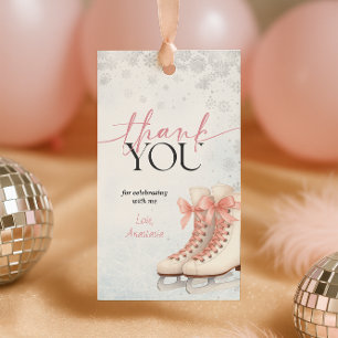 Eislaufen-Teenie-Geburtstagsgeschenk-Anhänger - Ro Geschenkanhänger