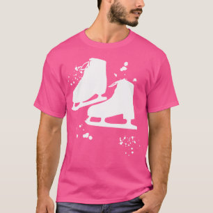 Eisläuferin Eiskunstlauf Farbige Mädchen Eislaufen T-Shirt