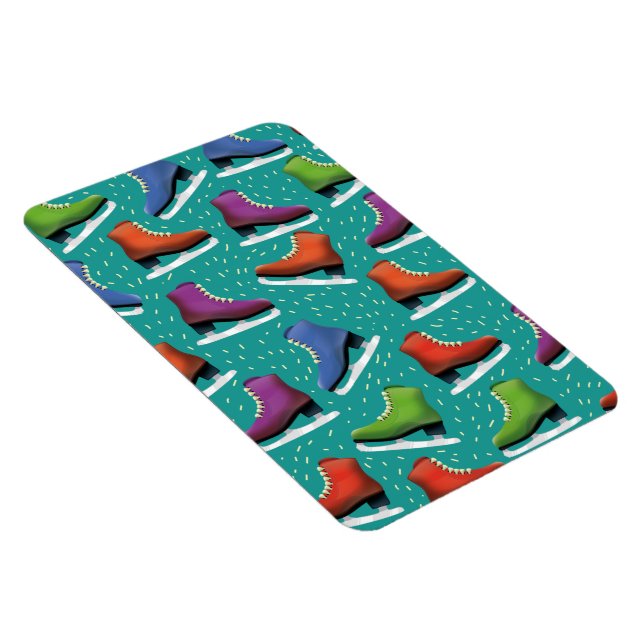 Eislaufmuster Magnet (Rechte Seite)