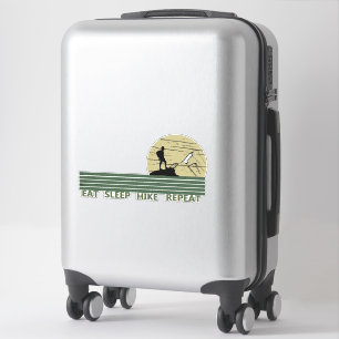 Eislaufwanderung wiederholt wandern aufkleber