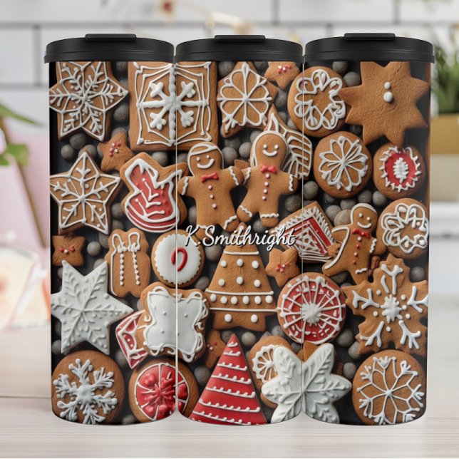 Eislebkuchen-Cookie-Display Thermosbecher (Von Creator hochgeladen)