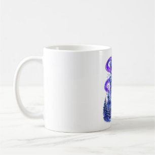Eispalast Mondbeschienenes Winter Kaffeetasse