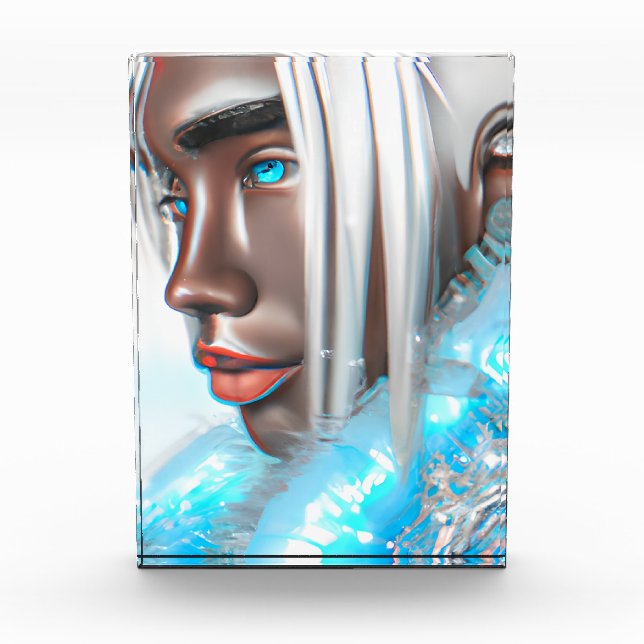 Eisprinz Melanin Black Boy Magic Bruh Winter Bro Fotoblock (Vorderseite)