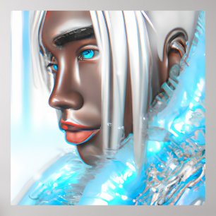Eisprinz Melanin Black Boy Magic Bruh Winter Bro Poster