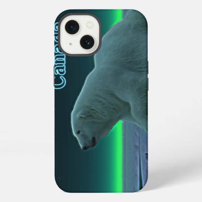Eisrand Eisbär iPhone Hülle (Rückseite)