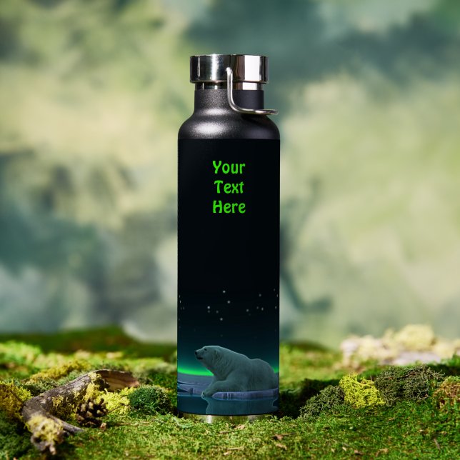 Eisrand Eisbär Trinkflasche (Außenbereich (gedreht))