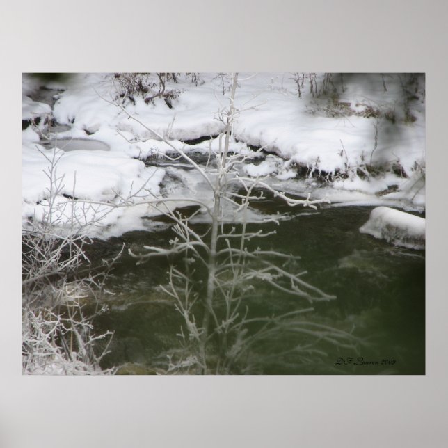 Eisreflektion Poster (Vorne)