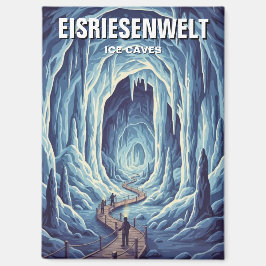 Eisriesenwelt Ices Caves Österreich Magnet