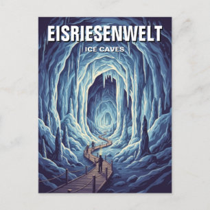 Eisriesenwelt Ices Caves Österreich Postkarte