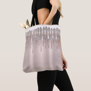 Eisrosa Roségold-Diamant-Glitter-Schimmer-Tropffor