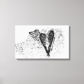 Eissamen in Liebe Leinwanddruck