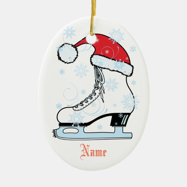 Eisschmuck für Skate Keramik Ornament (Vorne)