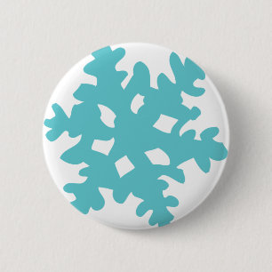 Eisschneeflocke - Schneeflocke Button