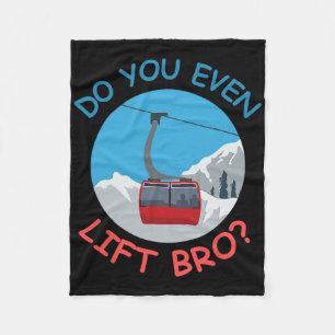 Eisskabelwagen Lift sogar Bro Wintergarten Fleecedecke