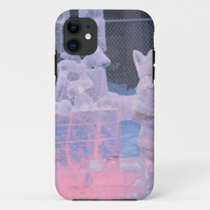 Eisskulptur Sportlicher Künstler Schnitzen Arktisc iPhone 11 Hülle