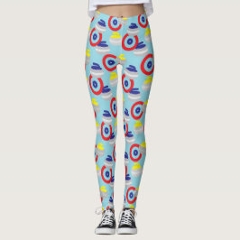 Eissportzentren und Targets Muster Leggings