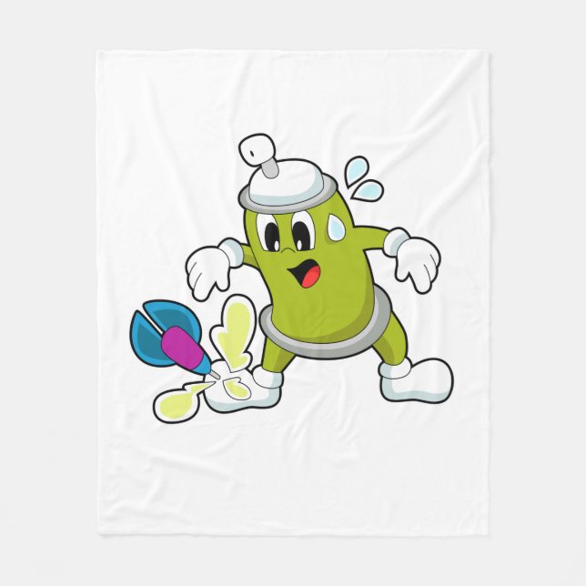 Eisspray Darts Dart Fleecedecke (Vorderseite)