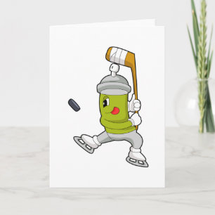 Eisspray Eishockey Eishockeyschläger Karte