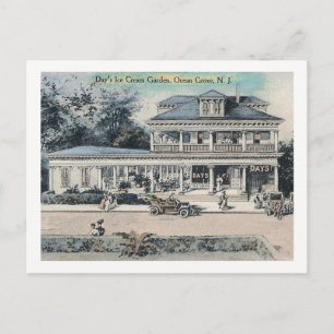 Eisstand, Ocean Grove, NJ Vintage Postkarte