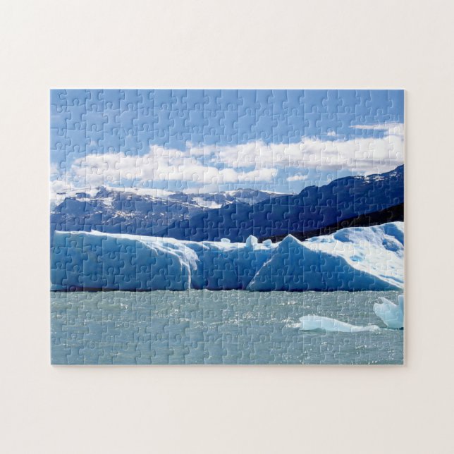 Eisstück vom Gletscher gelöst Puzzle (Horizontal)