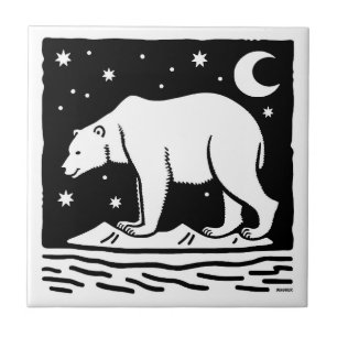 Eissurfpolarbär Fliese