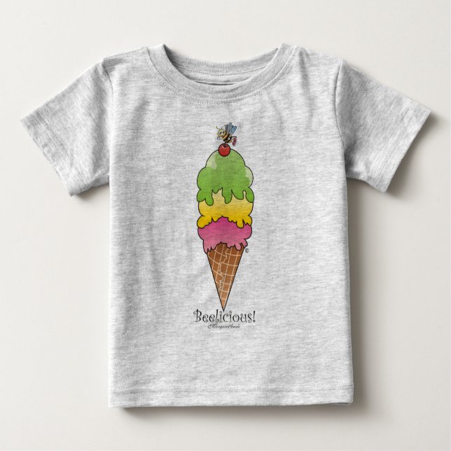 Eistüte Baby T-shirt (Vorderseite)