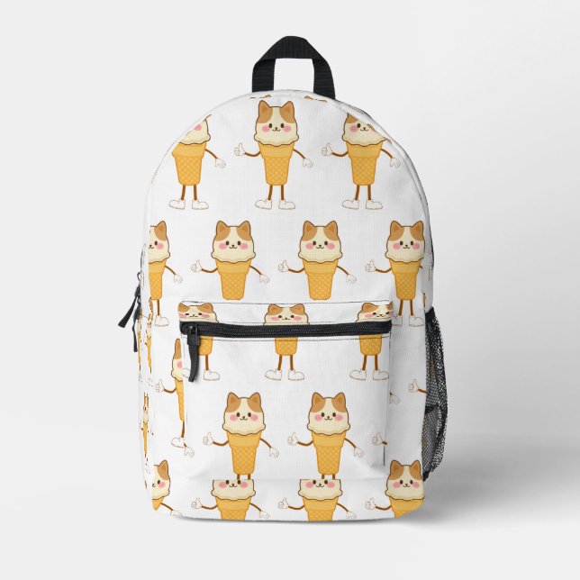 Eistüte Bedruckter Rucksack (Vorderseite)