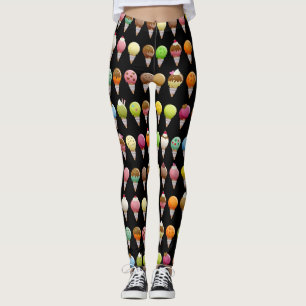 Eistüte-Bonbon gewürzt Leggings