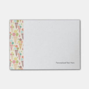 Eistütemuster Post-it Klebezettel