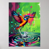 Eisvogel-Kunst
