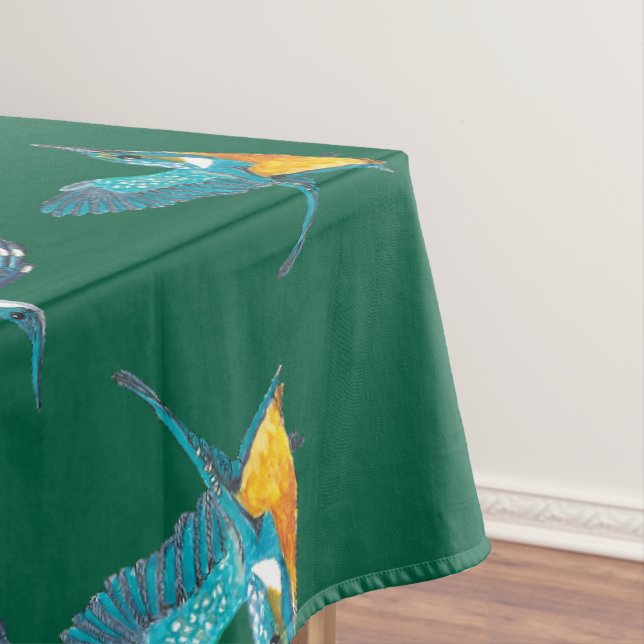 Eisvogel-Muster Leggings Tischdecke (Beispiel)