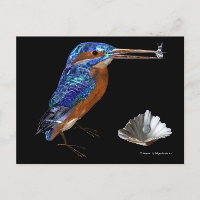 EISVOGEL POSTKARTE (Vorderseite)