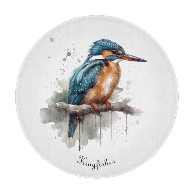 Eisvogel-Serenität Schneidebrett (Vorderseite)