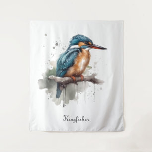 Eisvogel-Serenität Wandteppich